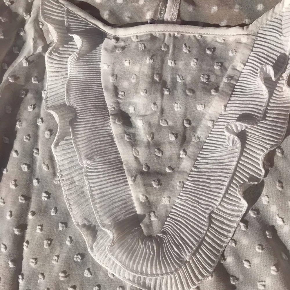 Boutique Romantic retro RUFFLES BLOUSE - Picture 4 of 6